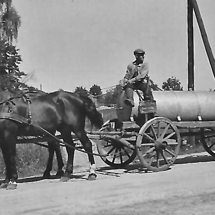 Milchwagen, Dolgen, Kreis Dramburg, Pommern,